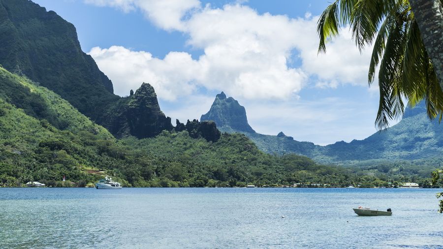Бухта Опоноху, которую можно увидеть во время экскурсии по Мурее Tour around Moorea, Oponohu baie